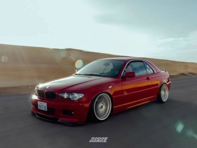 The red BMW E46 stancenation is so beautiful