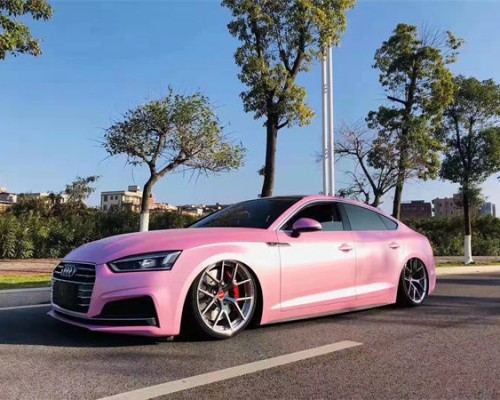 Trendy style Audi A5 stancenation pink temptation