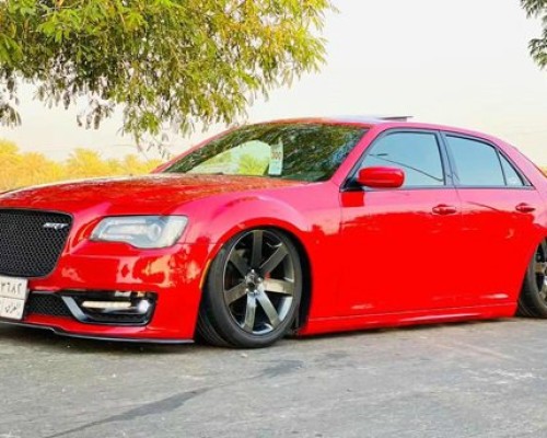 Classic Design Red Chrysler300C Stancenation Charming and Moving